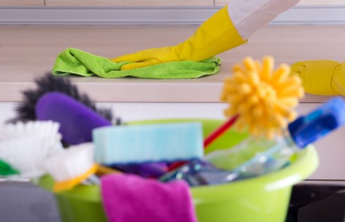 Detailed cleaning service preparing a property in SE1