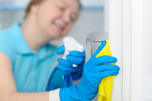 Staff training for safe cleaning procedures
