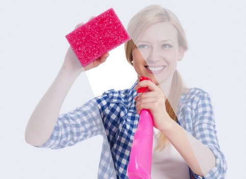 Cleaners in SE1 maintaining high standards in a modern space