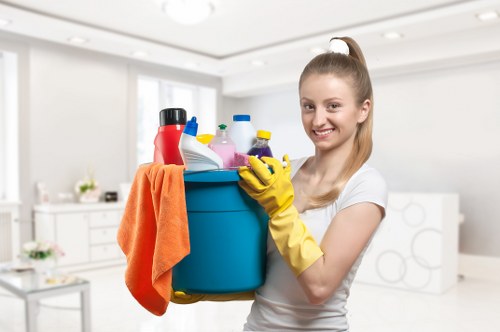 Hot water extraction process for carpet cleaning in SE1